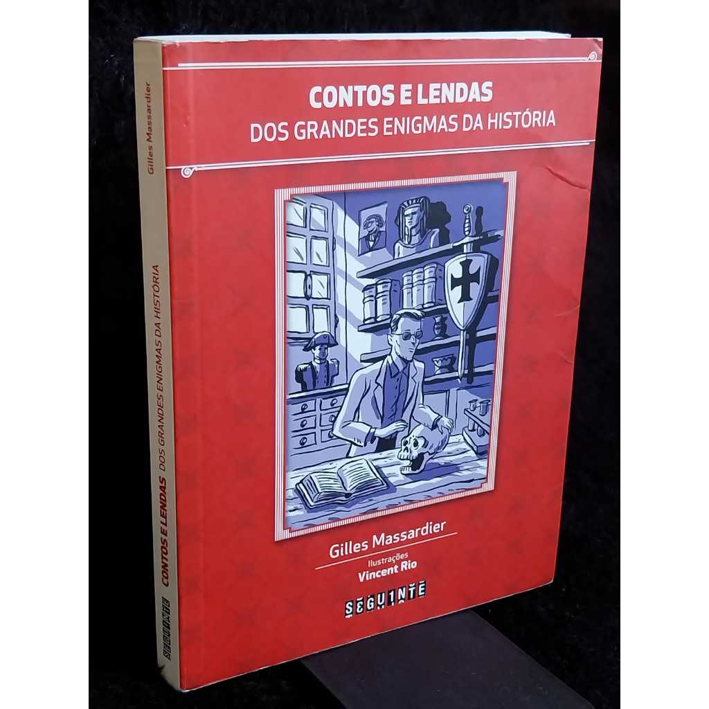 Livro Contos e Lendas dos Grandes Enigmas da História Literatura Infantojuvenil Livros Usados