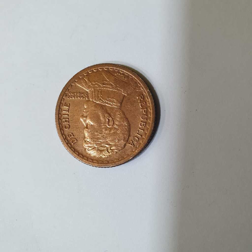 3 Moedas Moeda Chile - 1 Peso (2 Unidades) - 20 Centavos 1 Unidades - Lote com as 3 Moedas