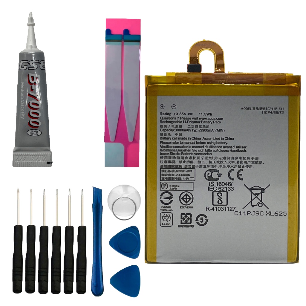 Bateria C11P1511  Compativel Zenfone 4 Selfie Zd553kl + Kit Reparo