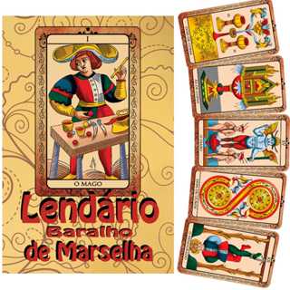 Baralho Tarot de Marselha 78 Cartas Deck Completo com Manual em Português Indicado Para Iniciantes em Oferta na Shopee