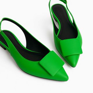 Sapatilha Slingback Feminino Casual Elegante Ortopédico Nobuck Verde Moderno Sandália em Oferta na Shopee