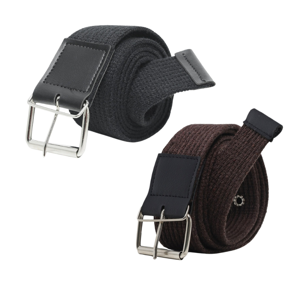 Kit 2 Cinto Masculino Social De Lona Gorgorão Largo Casual Fivela De Pino Alta Qualidade em Oferta na Shopee