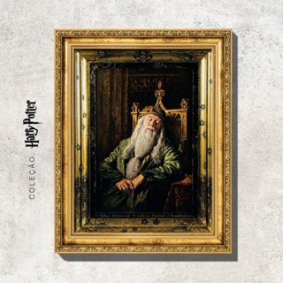 Quadro Decorativo Alvo Dumbledore – Repouso Eterno - Coleção Harry Potter - Com Moldura em Oferta na Shopee