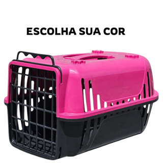 CAIXA TRANSPORTE ANIMAIS N01 CÂES  GATOS COELHOS PORQUINHOS DA ÍNDIA PÁSSAROS em Oferta na Shopee