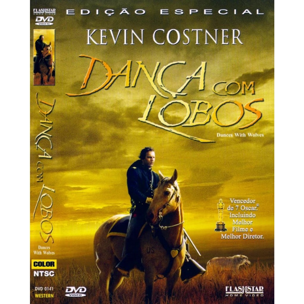 Dvd Filme: Dança Com Lobos (1990) Dublado E Legendado