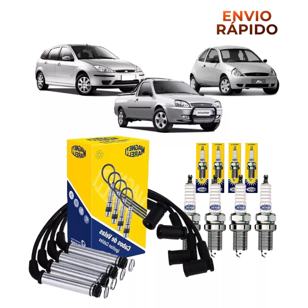 Kit Cabo Vela Fiesta Ka Ecosport 1.0 1.6 8v Zetec Rocam Original Magneti Marelli Original em Oferta na Shopee