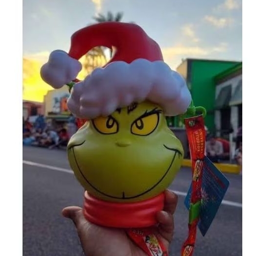 balde de Pipoca Grinch Natal