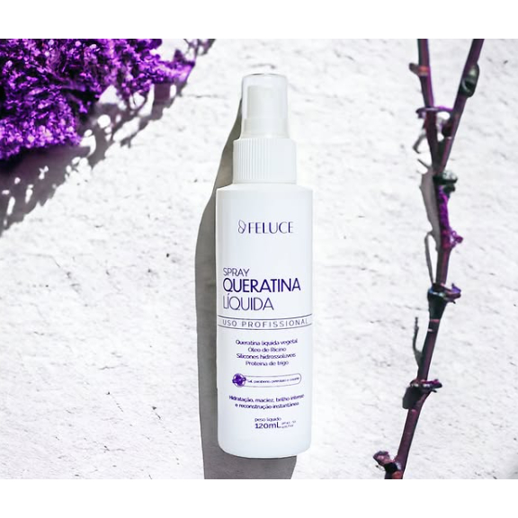 Queratina Líquida Cauterização Feluce 120ml – Reconstrução e Fortalecimento Capilar em Oferta na Shopee