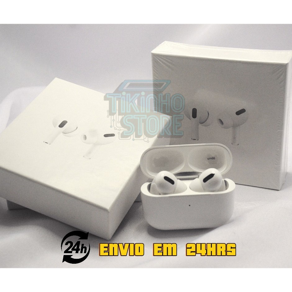 Fone Air Pods Pro 3 Branco sem fio bluetooth celular iPhone Android Smarthphone