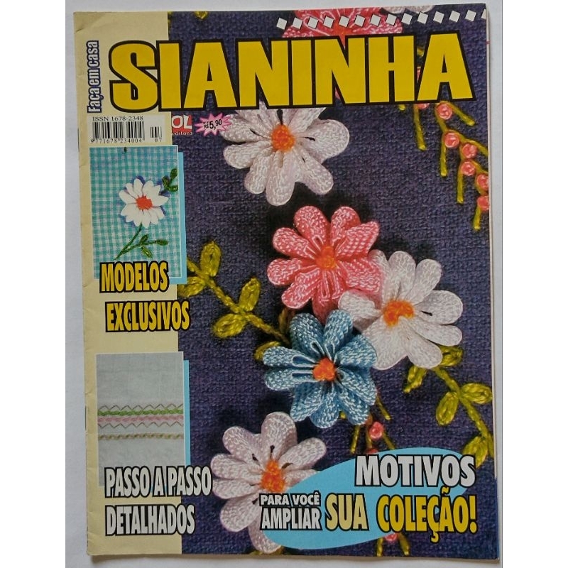 Revista Bordado Sianinha Coleção Faça Em Casa