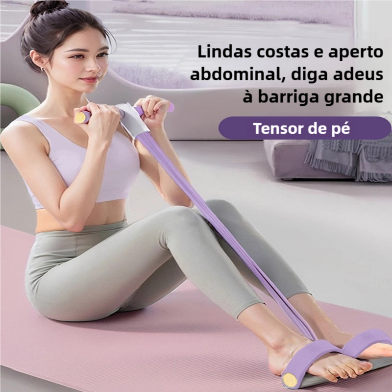 Elástico Extensor de Exercícios Pull Reducer Multi Função Academia Em Casa Uso Profissional