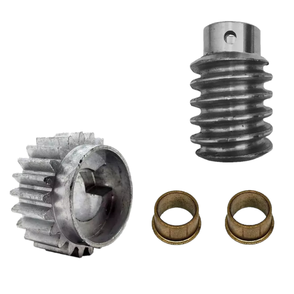 Kit Engrenagem Coroa Interna Eixo Sem Fim E Bucha Motor Dz4sk