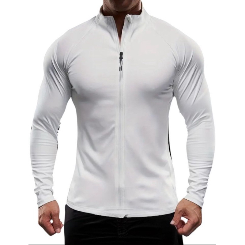 casaco camisa de elasticidade fitness academia corrida treino passeio