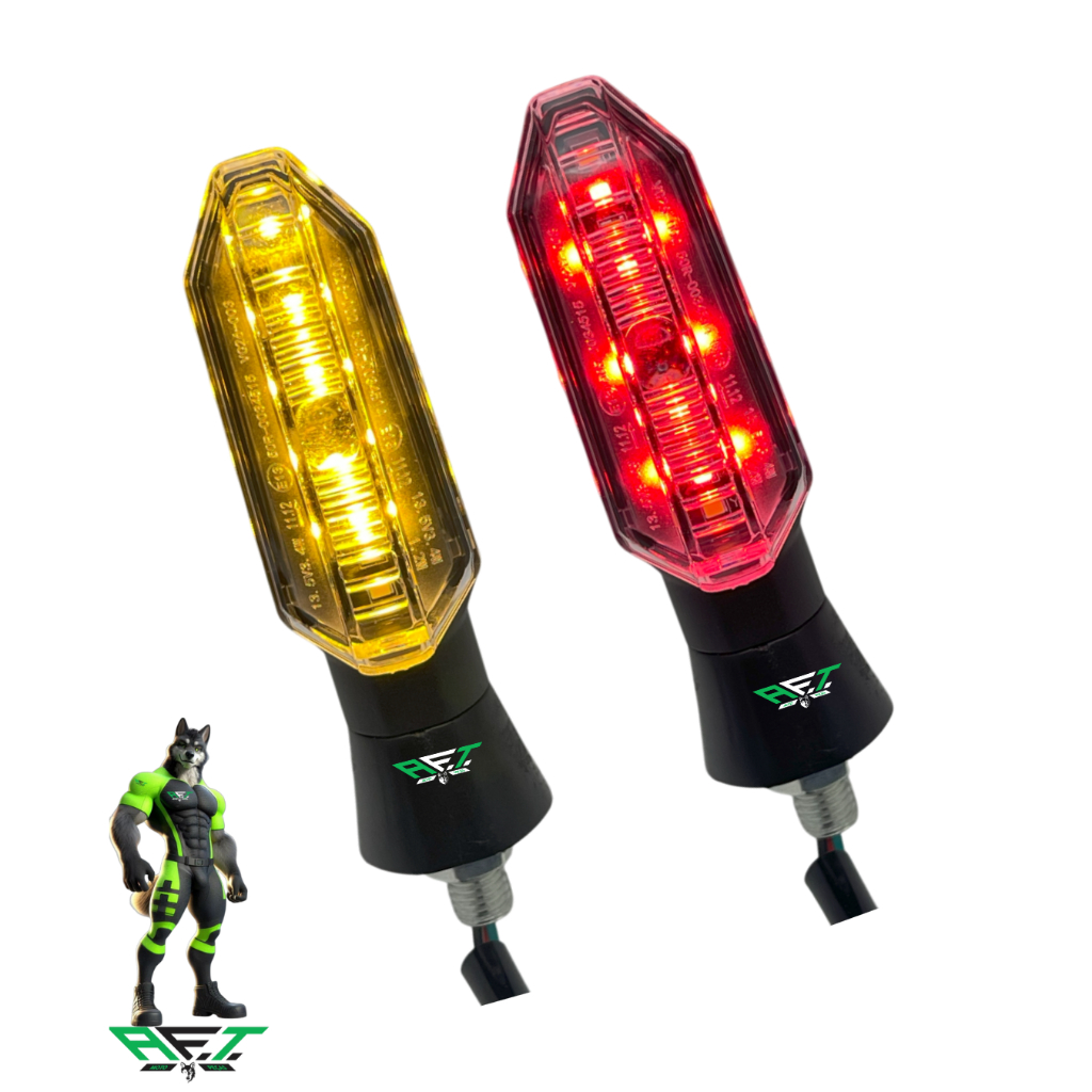 PISCA CB 250F TWISTER SEQUENCIAL PARAFUSO LED DRL VERMELHO(PAR)