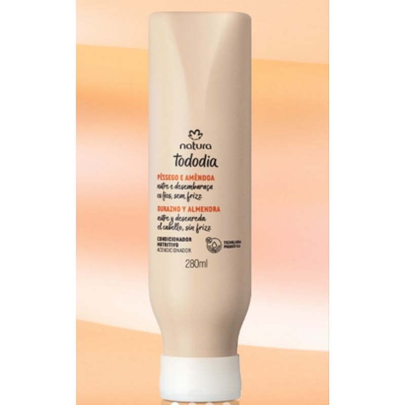 Condicionador Nutritivo Tododia Pêssego e Amêndoa 280 ml
