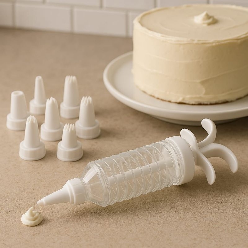 Kit Confeiteiro Bisnaga Decorador De Bolos 8 Bicos em Oferta na Shopee