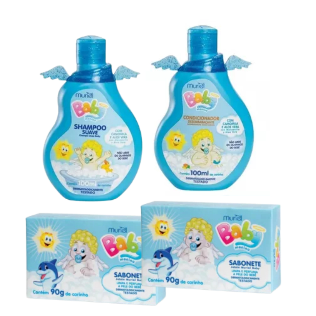 Shampoo Condicionador e 2 Sabonetes