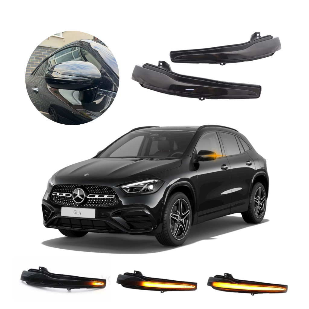 Seta Led Sequencial Retrovisor Premium GLA200 GLA35 AMG 2020 Até 2025