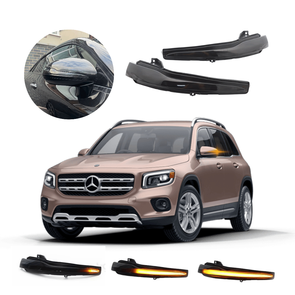 Seta Led Sequencial Retrovisor Premium Mercedes Benz GLB200 BLB220 2020 Até 2025