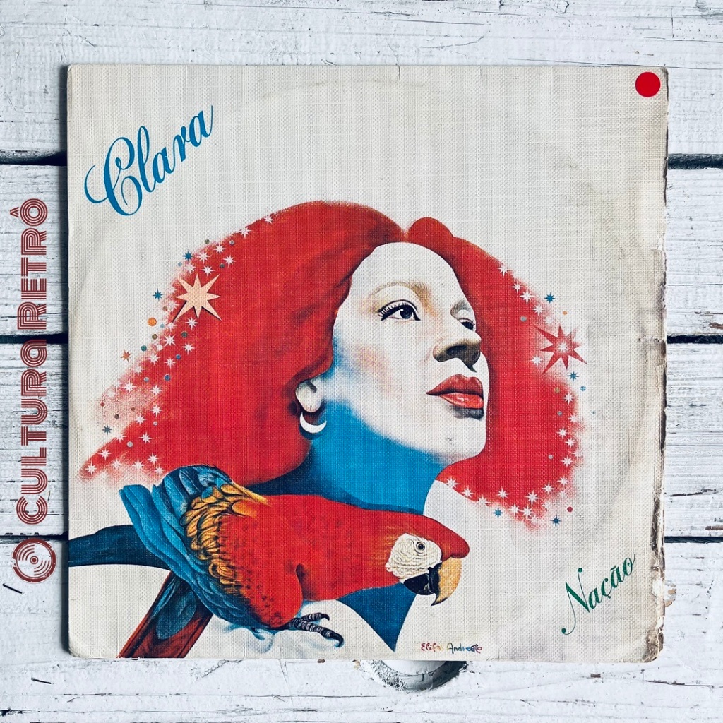 LP NAÇÃO CLARA NUNES 1982 EMI( BOM/ ENCARTE) SERRINHA/ IJEXÁ