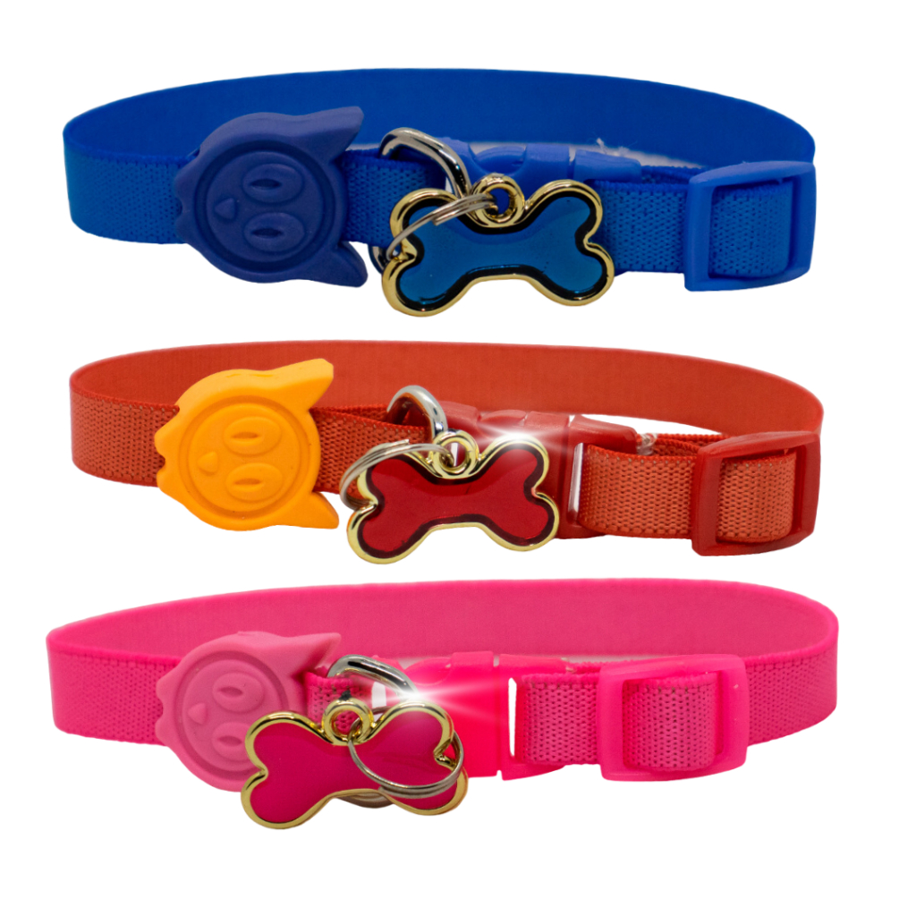 Coleira anti-enforcamento para gatos com pingente e ajustável em Oferta na Shopee