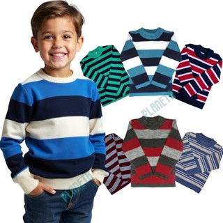 Kit 3 Blusas de Tricot Lã Infantil Juvenil Masculina Inverno em Oferta na Shopee