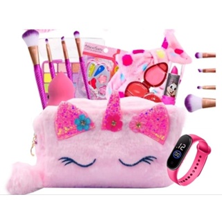 kit De Maquiagem Infantil Completa Para Criança Com 13 Itens em Oferta na Shopee