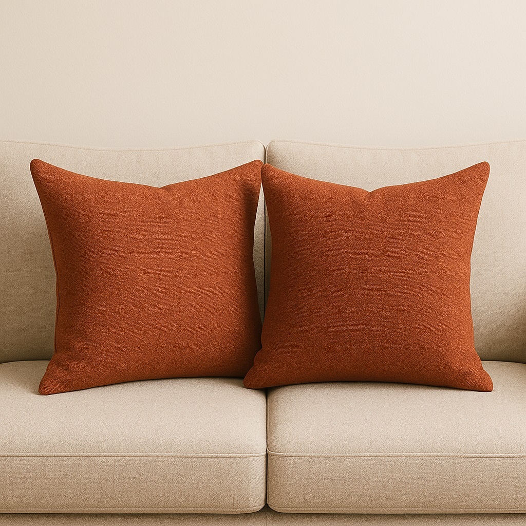 kit 2 Almofadas 40x40 em Suede Liso "enchimento incluso" Zíper escondido em Oferta na Shopee