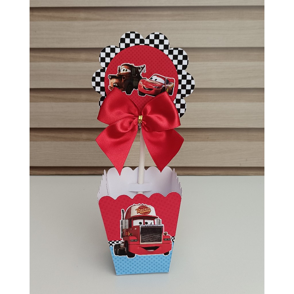 Centro de mesa personalizado Carros/Cachepô personalizado Carros/lembrancinha personalizada