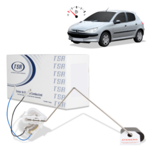 SENSOR NIVEL DE COMBUSTIVEL PEUGEOT 206/ 206 SW 00/ GASOLINA ORIG 9730689900 TSA T010027