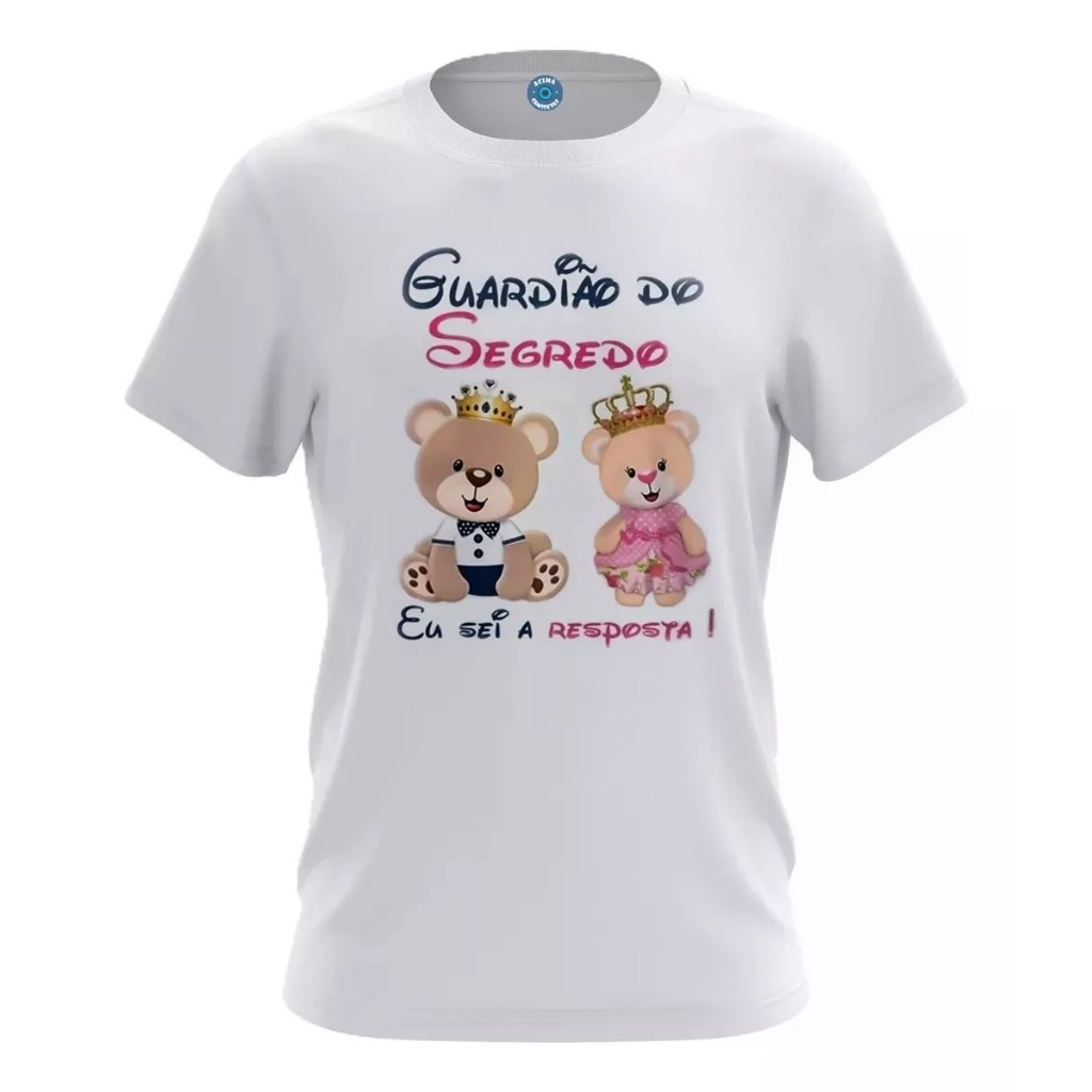 Camiseta Guardiã(o) Do Segredo Eu Sei A Resposta Revelação