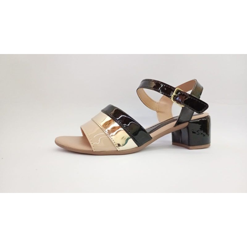 Sandália Feminina Adulta Salto Grosso Conforto Exelente para Seu Dia a Dia! em Oferta na Shopee