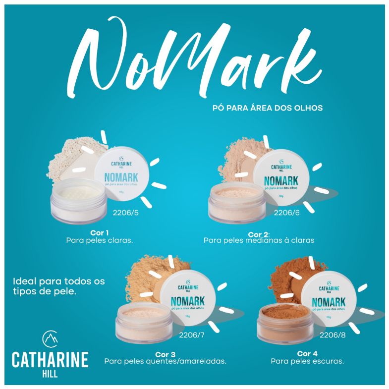 Pó Área dos Olhos Translucido Nomark - Catharine Hill **LANÇAMENTO** em Oferta na Shopee