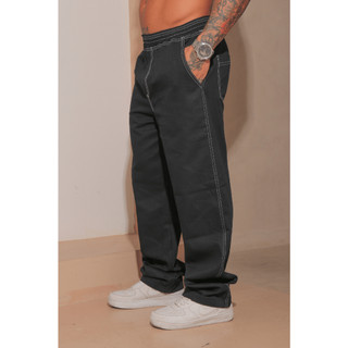 CALÇA SARJA MASCULINA SPORT FINO SKINNY  COM LYCRA SLYM JEANS