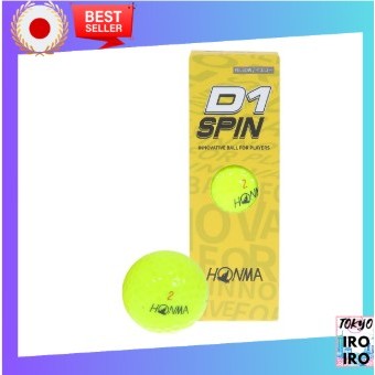 Qualidade Do Japãohonma Golf HONMA 1 Manga (3 Bolas) Bola Oficial De Golfe D1 SPIN Amarelo