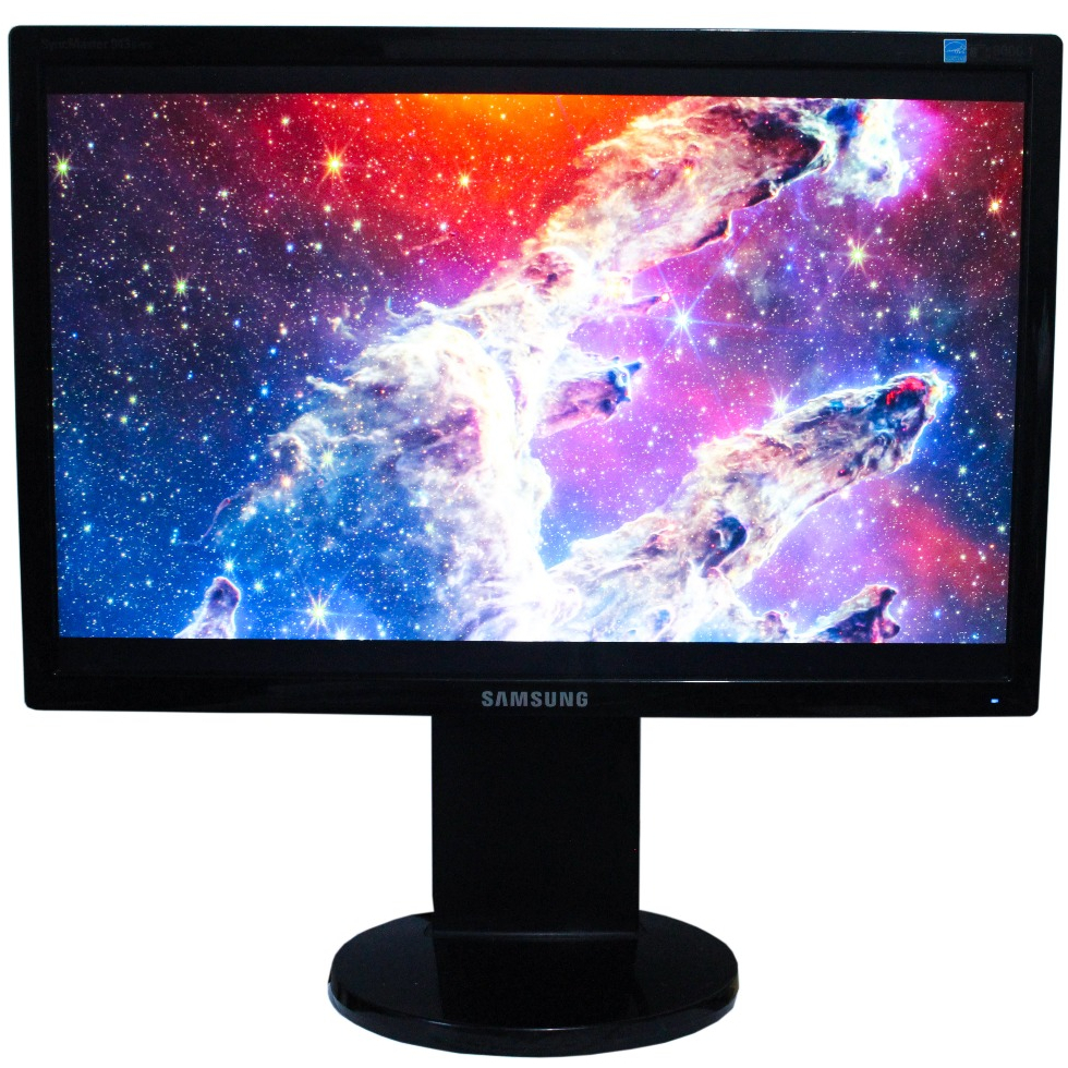 Monitor Lcd Samsung Syncmaster Vga Dvi 20 Polegadas 2043swplus Regulavel