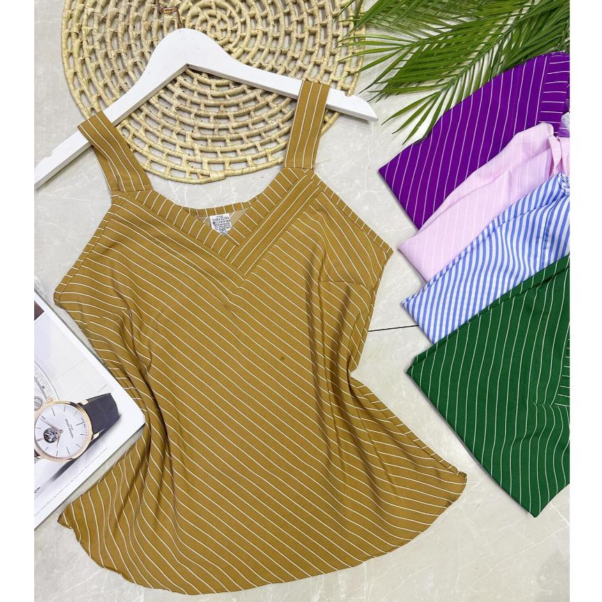 Regata estampada tecido crepinho bonito fashion em Oferta na Shopee