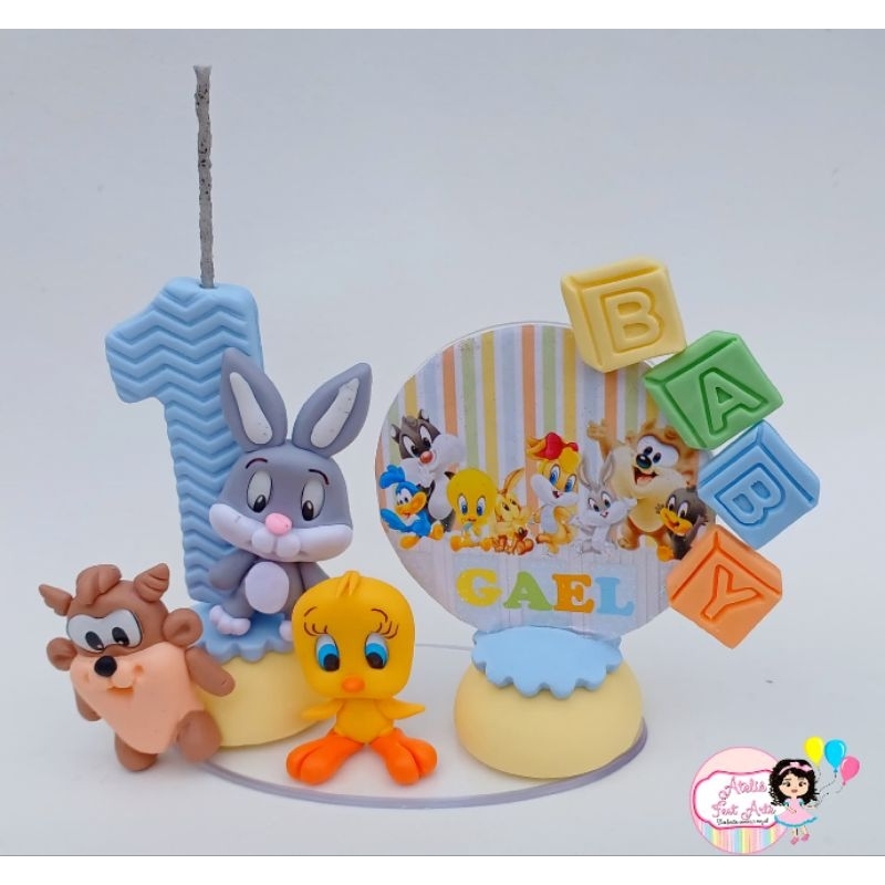 Vela de Aniversário Looney Tunes (PRONTA ENTREGA) em Oferta na Shopee