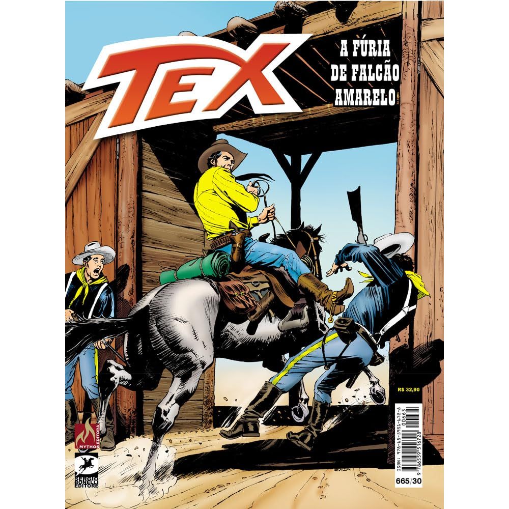 livro - Tex 665: A fúria de falcão amarelo Capa comum – 26 março 2025