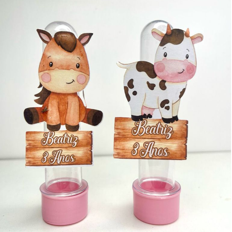 Apliques Personalizados Fazendinha Tunes-Lembrancinhas-Festa infantil-Aniversário-Papelaria