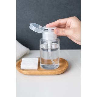 Porta Acetona pump Manicure Pedicure 100ml Profissional Plastico Resistente em Oferta na Shopee
