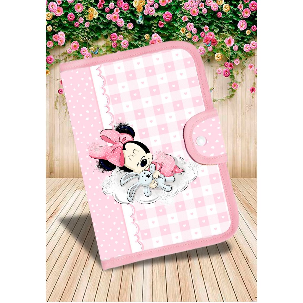 Capa para caderneta de vacinação / Porta caderneta de vacina - MENINA