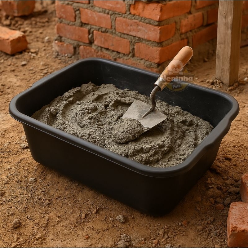 Bandeja Caixa Para Massa Construção Civil Masseira Argamassa Multiuso