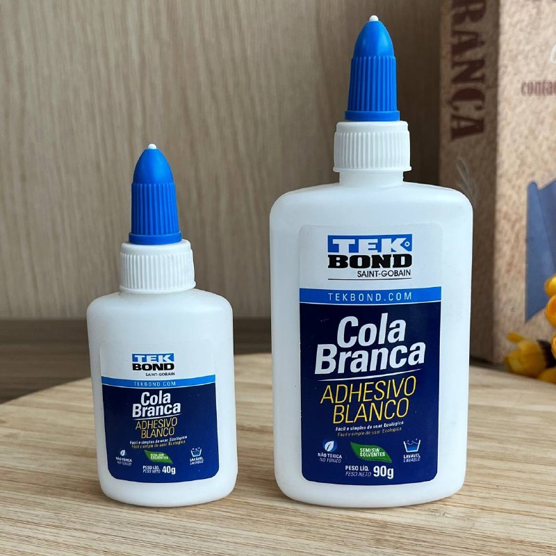 Cola Branca Escolar Tekbond 40G ou 90G escolha na variação