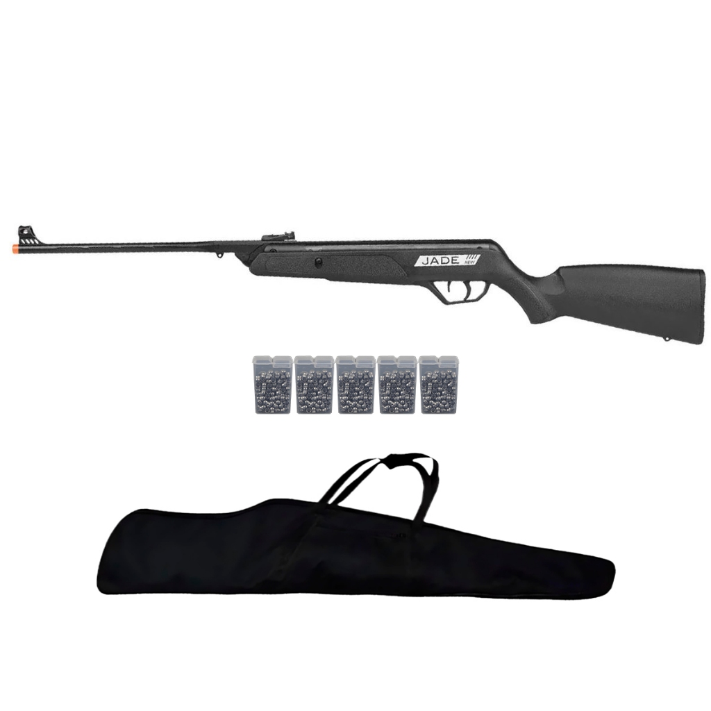 Carabina de Pressão New Jade 4.5mm - CBC + Acessórios em Oferta na Shopee