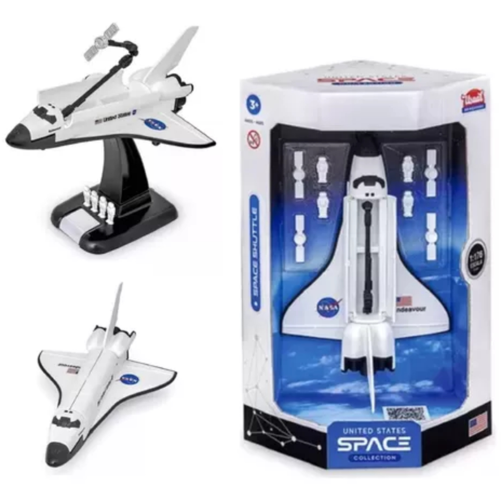 Brinquedo Ônibus Espacial Nave Miniatura Space Shuttle Foguete Nasa Infantil Crianças Pais e Filhos