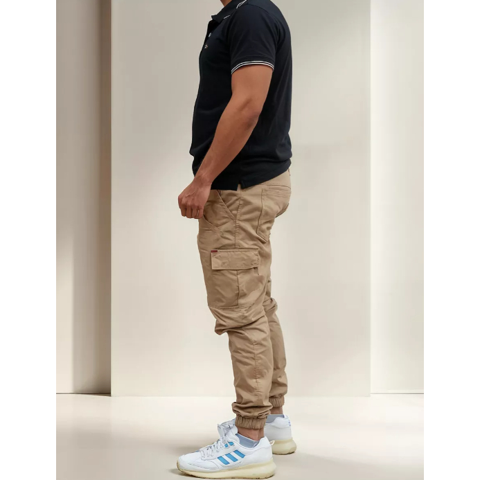 Calça Cargo Jogger Unissex NIV DENIM - Streetwear, Bolsos Laterais, Estilo e Conforto