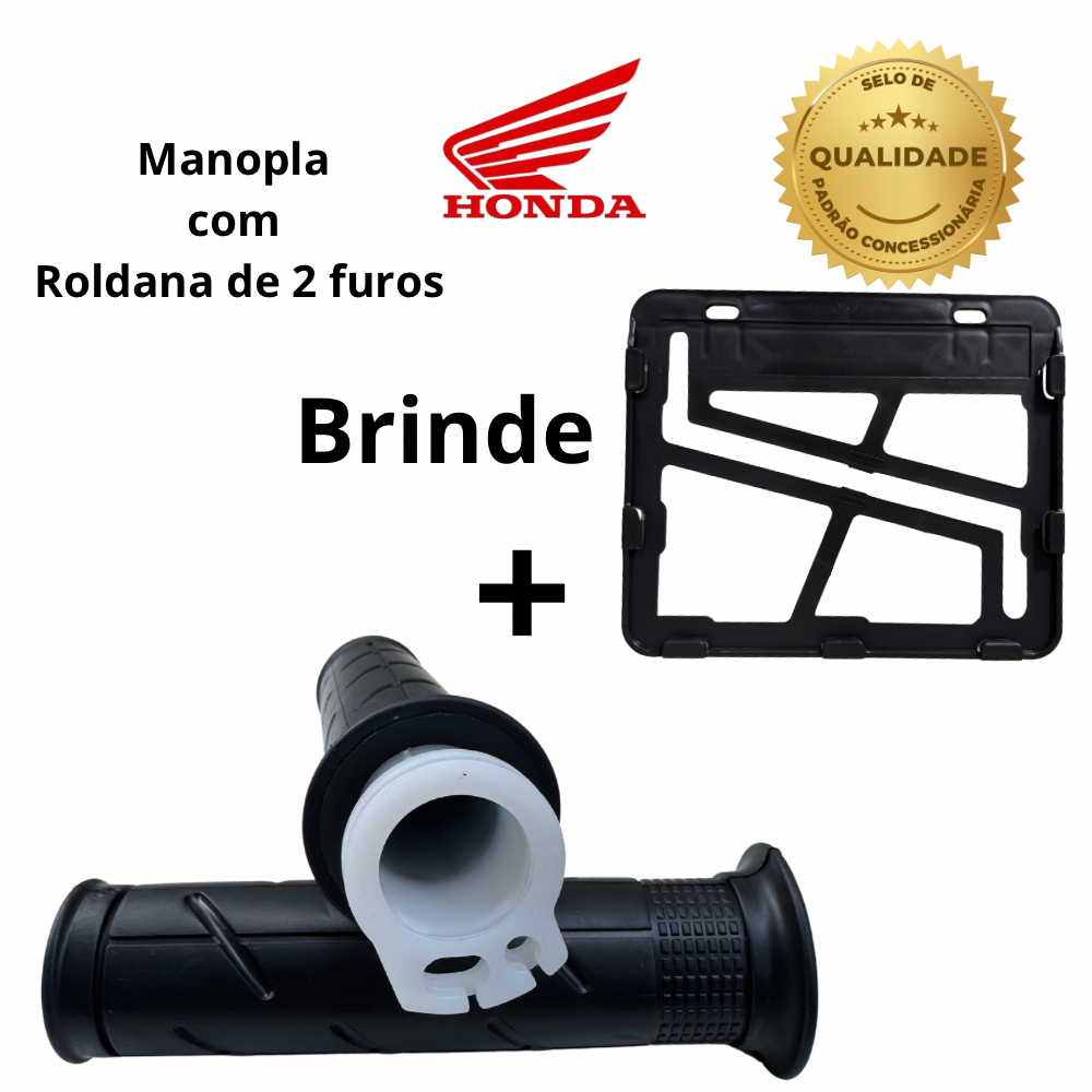 Par Manopla Luva Com Roldana dois furos Do Acelerador Titan 150 Titan 160 Fan Modelo Original.