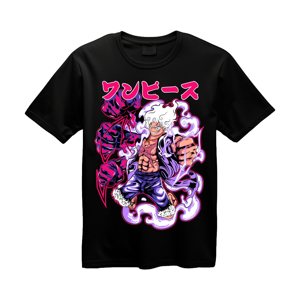 Camiseta One Piece Anime Luffy Gear 5 Tranformação Haki Do Rei Estampa Exclusiva - ENVIO RAPIDO