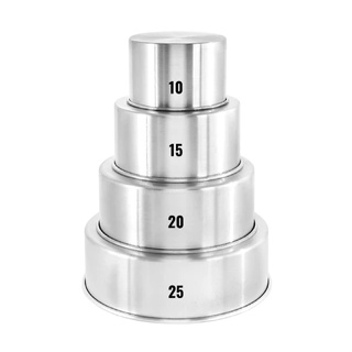 Formas E Assadeiras kit forma assadeira redonda alta bolo 10-15-20-25 em Oferta na Shopee